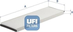 UFI 53.440.00 - Filter, interior air autospares.lv