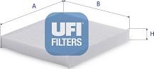 UFI 53.525.00 - Filter, interior air autospares.lv