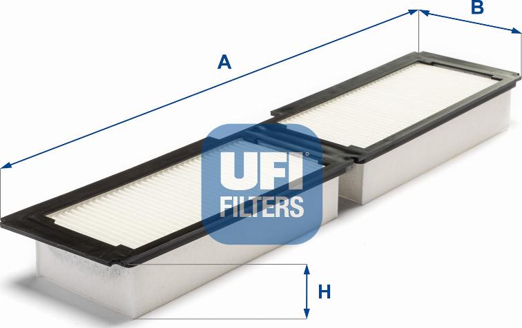 UFI 53.055.00 - Filter, interior air autospares.lv