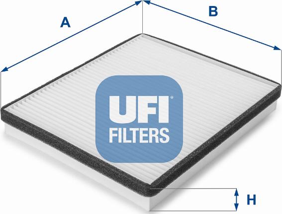 UFI 53.057.00 - Filter, interior air autospares.lv