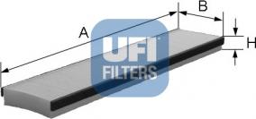 UFI 53.016.00 - Filter, interior air autospares.lv