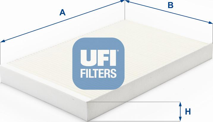 UFI 53.011.00 - Filter, interior air autospares.lv