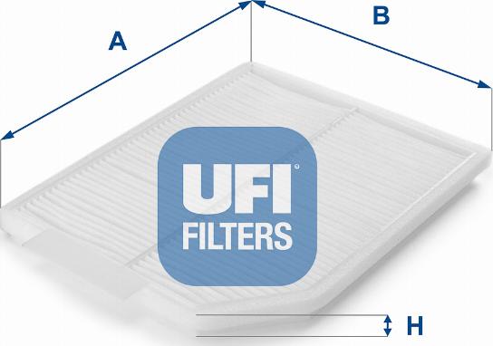 UFI 53.018.00 - Filter, interior air autospares.lv