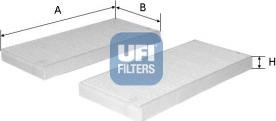 UFI 53.080.00 - Filter, interior air autospares.lv