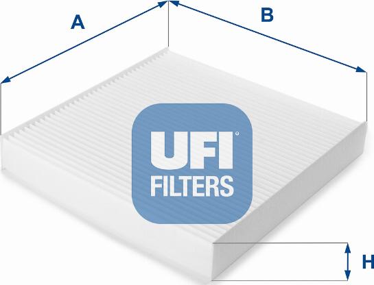 UFI 53.039.00 - Filter, interior air autospares.lv