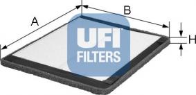 UFI 53.020.00 - Filter, interior air autospares.lv
