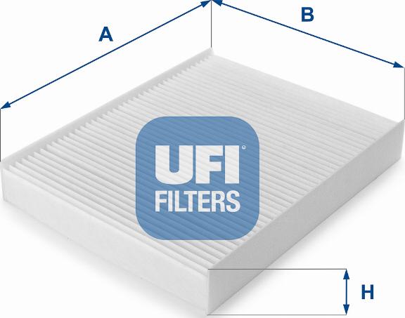 UFI 53.076.00 - Filter, interior air autospares.lv