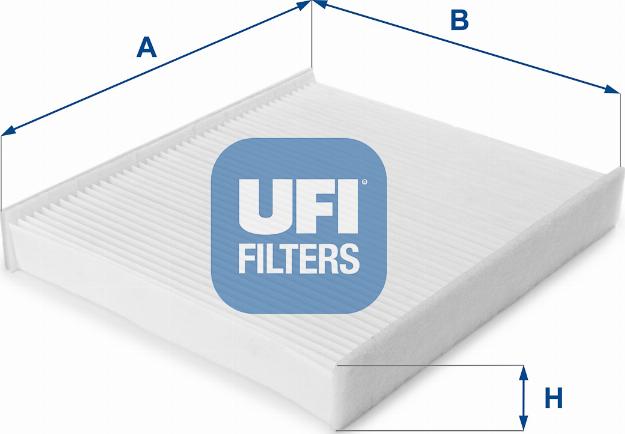 UFI 53.190.00 - Filter, interior air autospares.lv