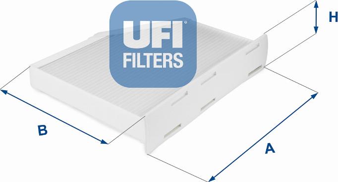 UFI 53.148.00 - Filter, interior air autospares.lv