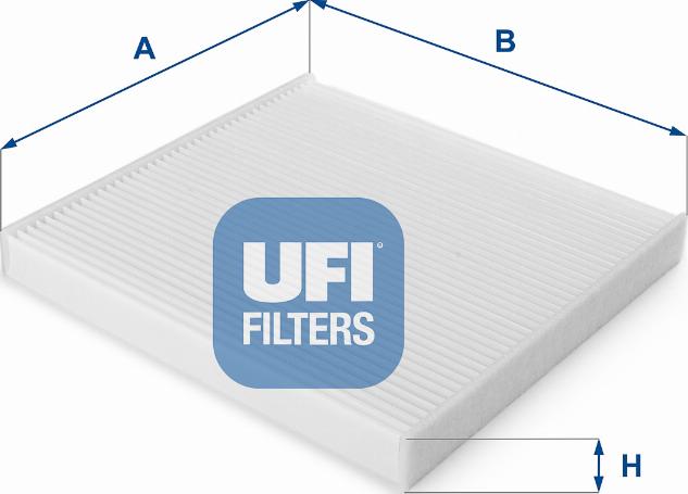 UFI 53.130.00 - Filter, interior air autospares.lv