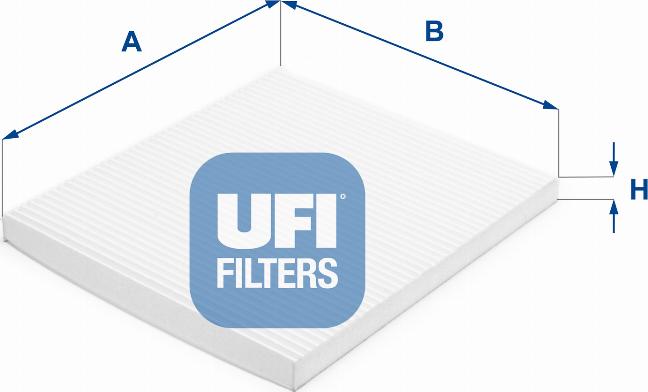 UFI 53.390.00 - Filter, interior air autospares.lv