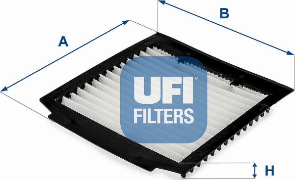 UFI 53.316.00 - Filter, interior air autospares.lv