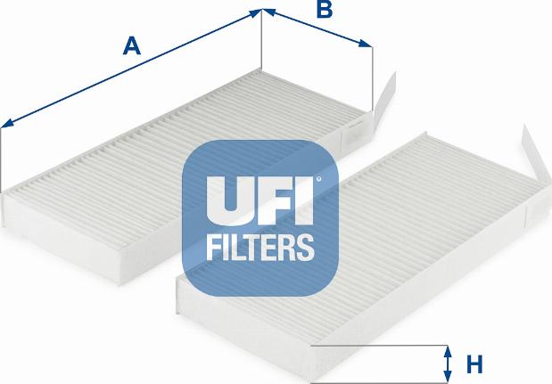 UFI 53.311.00 - Filter, interior air autospares.lv