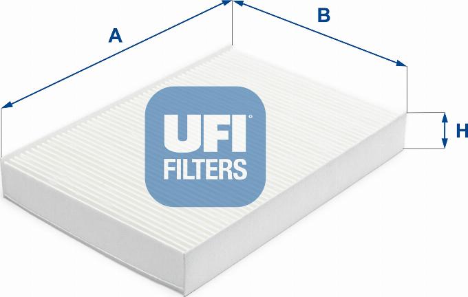 UFI 53.389.00 - Filter, interior air autospares.lv