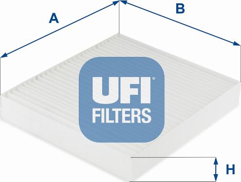 UFI 53.249.00 - Filter, interior air autospares.lv