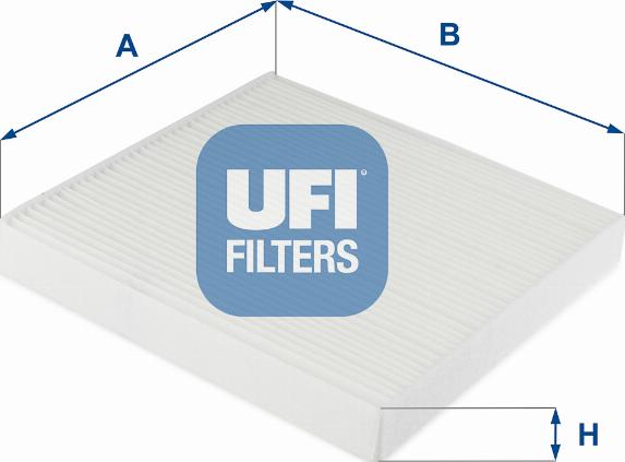 UFI 53.246.00 - Filter, interior air autospares.lv