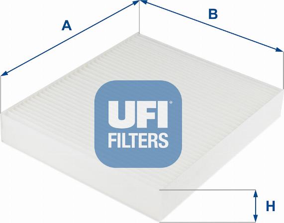 UFI 53.254.00 - Filter, interior air autospares.lv