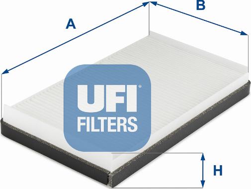 UFI 53.250.00 - Filter, interior air autospares.lv
