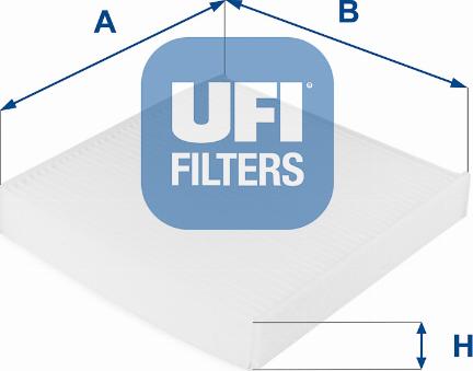 UFI 53.210.00 - Filter, interior air autospares.lv