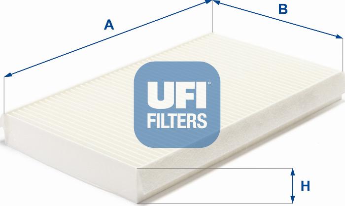 UFI 53.231.00 - Filter, interior air autospares.lv