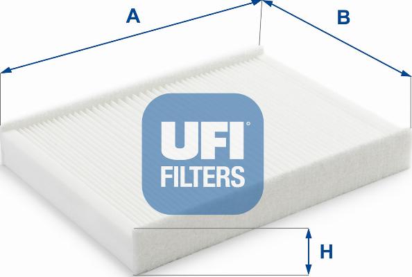 UFI 53.233.00 - Filter, interior air autospares.lv