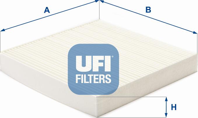 UFI 53.232.00 - Filter, interior air autospares.lv