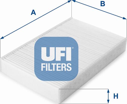 UFI 53.223.00 - Filter, interior air autospares.lv