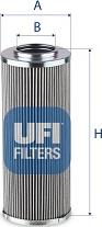 UFI 85.185.00 - Filter, operating hydraulics autospares.lv