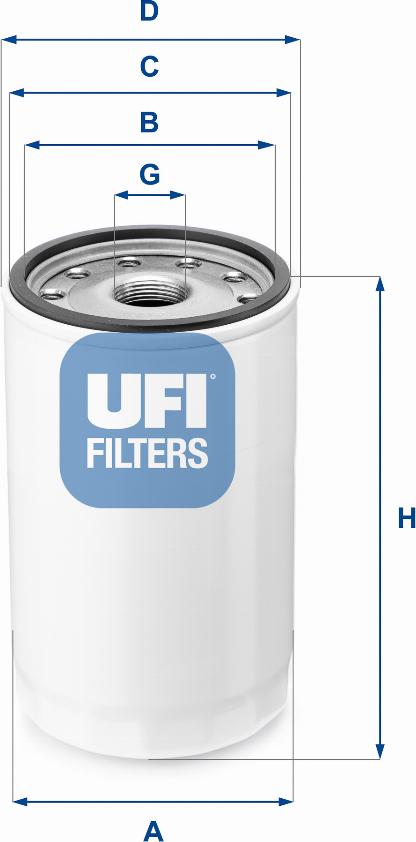 UFI 80.043.00 - Hydraulic Filter, steering system autospares.lv