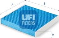 UFI 34.318.00 - Filter, interior air autospares.lv