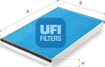 UFI 34.399.00 - Filter, interior air autospares.lv