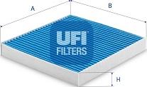 UFI 34.167.00 - Filter, interior air autospares.lv