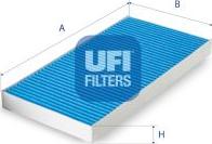 UFI 34.100.00 - Filter, interior air autospares.lv