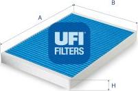 UFI 34.101.00 - Filter, interior air autospares.lv