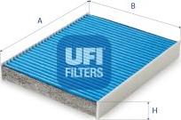 UFI 34.115.00 - Filter, interior air autospares.lv