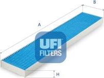 UFI 34.118.00 - Filter, interior air autospares.lv