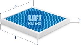 UFI 34.176.00 - Filter, interior air autospares.lv