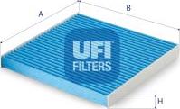 UFI 34.288.00 - Filter, interior air autospares.lv