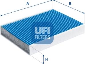 UFI 34.234.00 - Filter, interior air autospares.lv