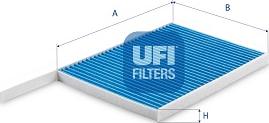 UFI 34.233.00 - Filter, interior air autospares.lv