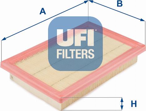 UFI 30.966.00 - Air Filter, engine autospares.lv