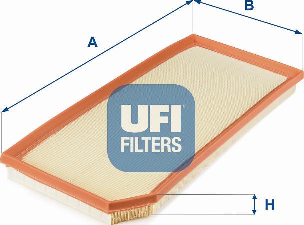 UFI 30.657.00 - Air Filter, engine autospares.lv