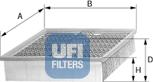 UFI 30.040.00 - Air Filter, engine autospares.lv
