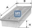 UFI 30.961.00 - Air Filter, engine autospares.lv