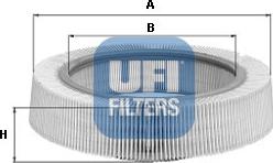 UFI 30.804.00 - Air Filter, engine autospares.lv