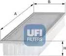 UFI 30.870.00 - Air Filter, engine autospares.lv