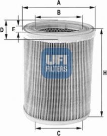 UFI 30.078.01 - Air Filter, engine autospares.lv