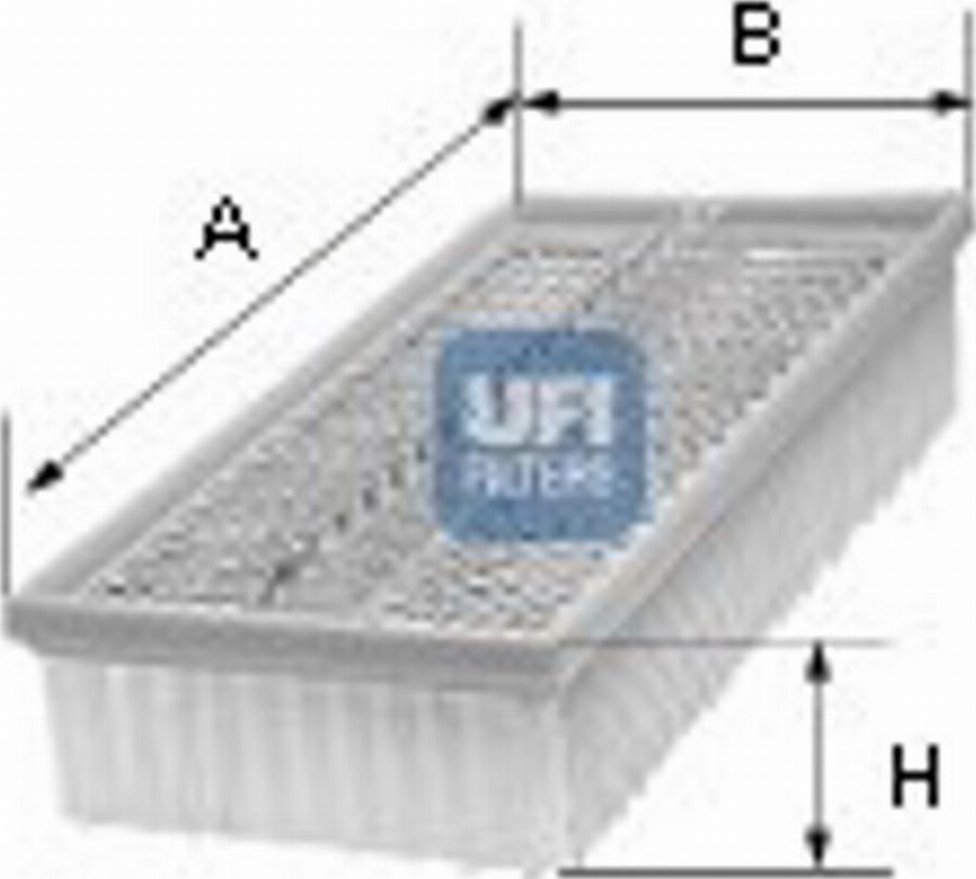 UFI 30.198.00 - Air Filter, engine autospares.lv