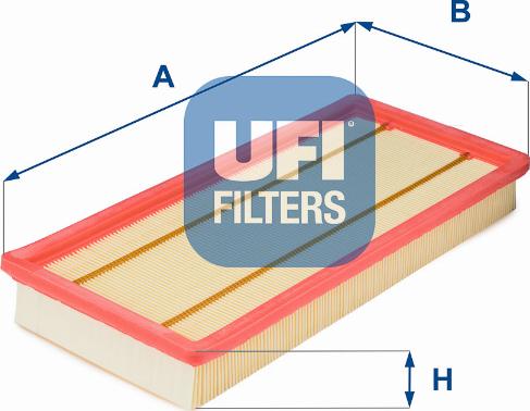 UFI 30.153.00 - Air Filter, engine autospares.lv