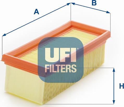 UFI 30.163.00 - Air Filter, engine autospares.lv